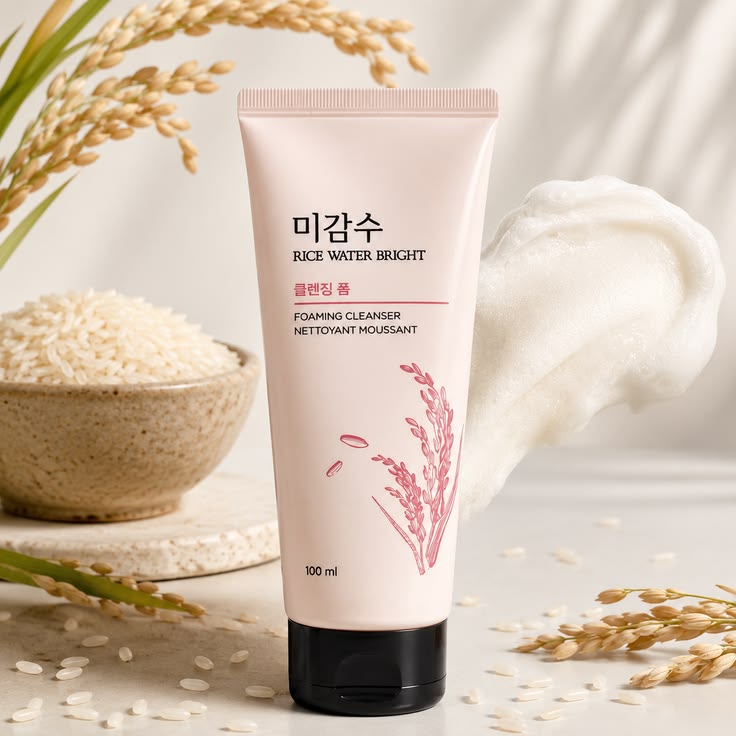The Face Shop Rice Water Bright Foaming Cleanser