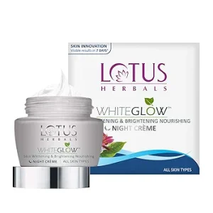 Lotus Herbals WhiteGlow Skin Whitening & Brightening Nourishing Night Crème