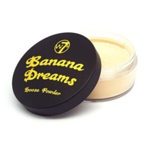 W7 Banana Dreams Loose Setting Powder for oil control, makeup setting and brightening finish