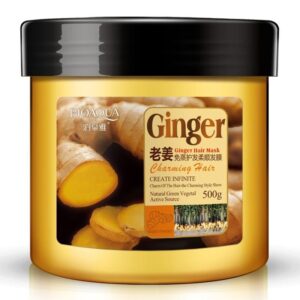 BIOAQUA Ginger Hair Mask 500g nourishing hair treatment jar for soft smooth healthy hair