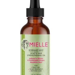 Mielle Rosemary Mint Scalp and Hair Strengthening Oil with Biotin 59ml for hair growth and scalp care