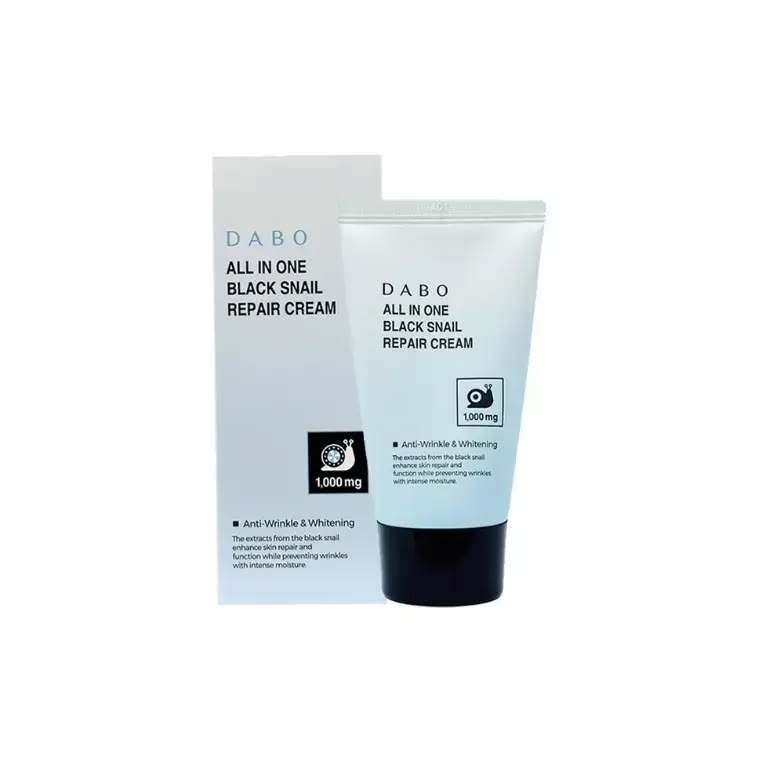 DABO All In One Black Snail Repair Cream 1000mg Korean Anti-Wrinkle Moisturizing Face Cream